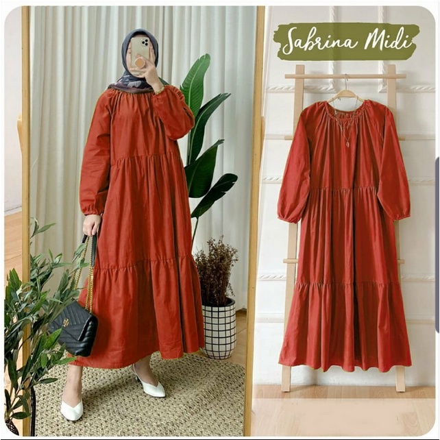 Godiva96 - SABRINA MIDI DRESS TUNIK JUMBO / TERUSAN MUSLIM MEDAN