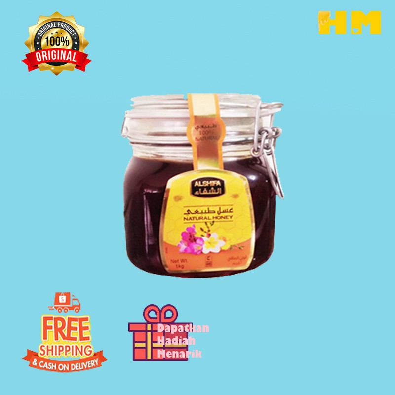 

Natural Honey AL ASHIFA 1KG / Madu asli Murni 100% Original Obat Daya tahan tubuh dan vitamin anak