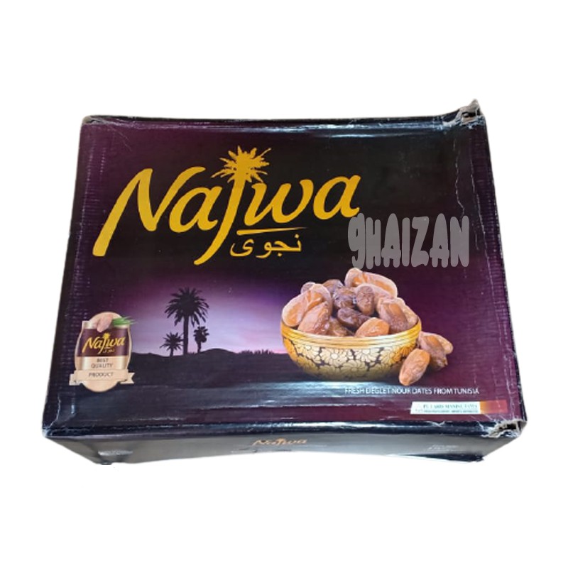 Kurma Najwa 10 Kg / Kurma Tangkai Tunisia Madu 10 Kg / Kurma Deglet Nour / Kurma Madu