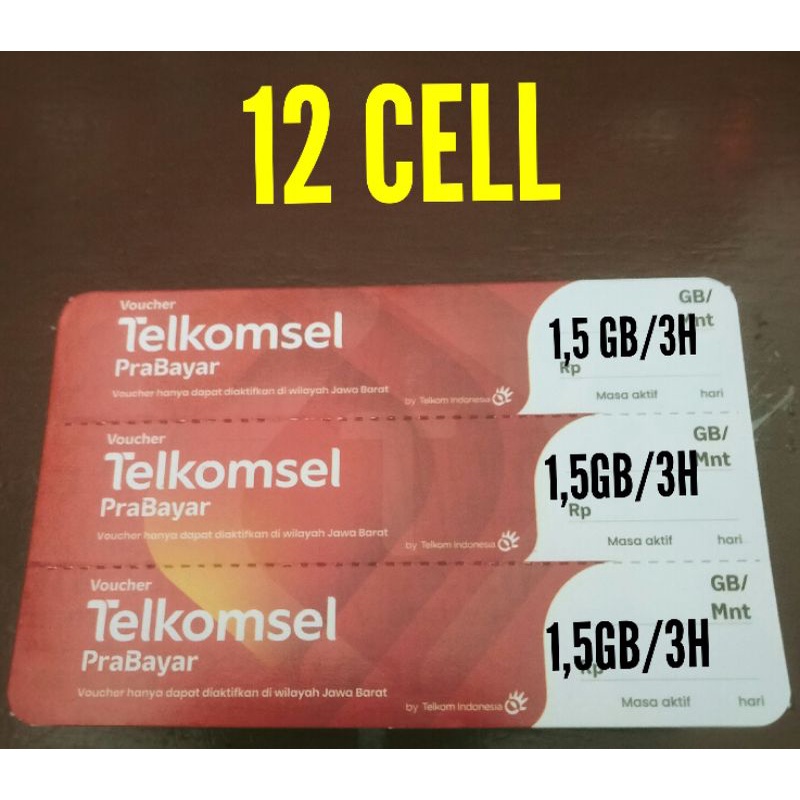 voucher telkomsel 1,5 gb 3 hari