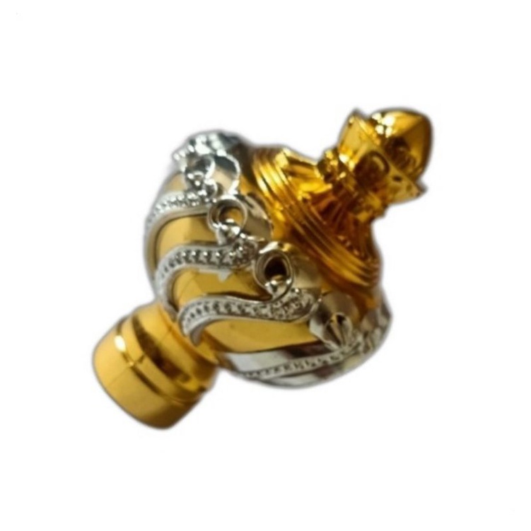 ecup pipa gorden motif warna gold