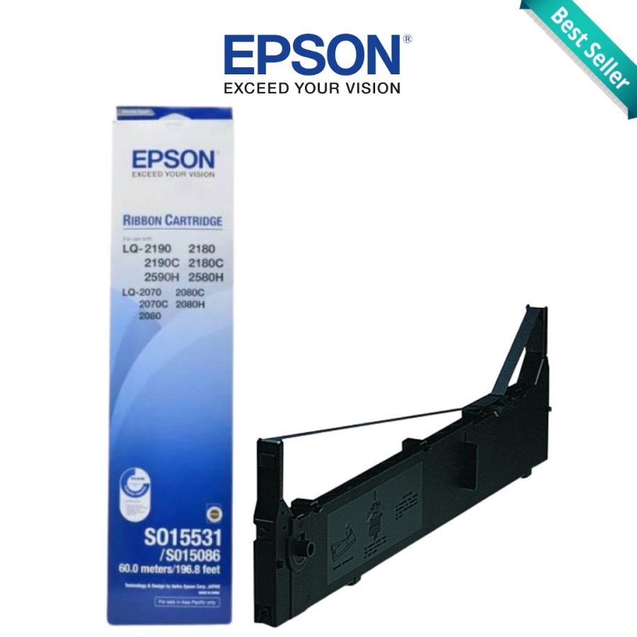 Pita Printer Epson LQ-2190 LQ-2180 LQ-2170 Ribbon Cartridge