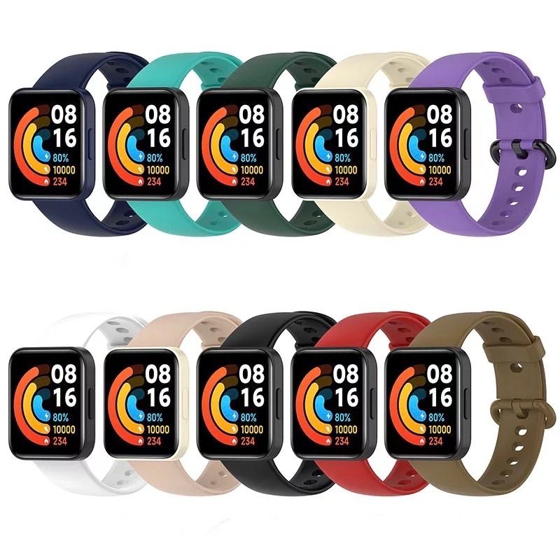 Strap Silikon Redmi Watch 2 Redmi Watch 2 Lite Rubber Tali Jam Tangan