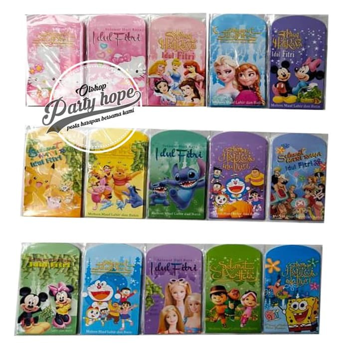 

TERMURAH Amplop Lebaran Idul Fitri/ Angpao Idul Fitri/ Amplop Karakter/ Ampau B0091