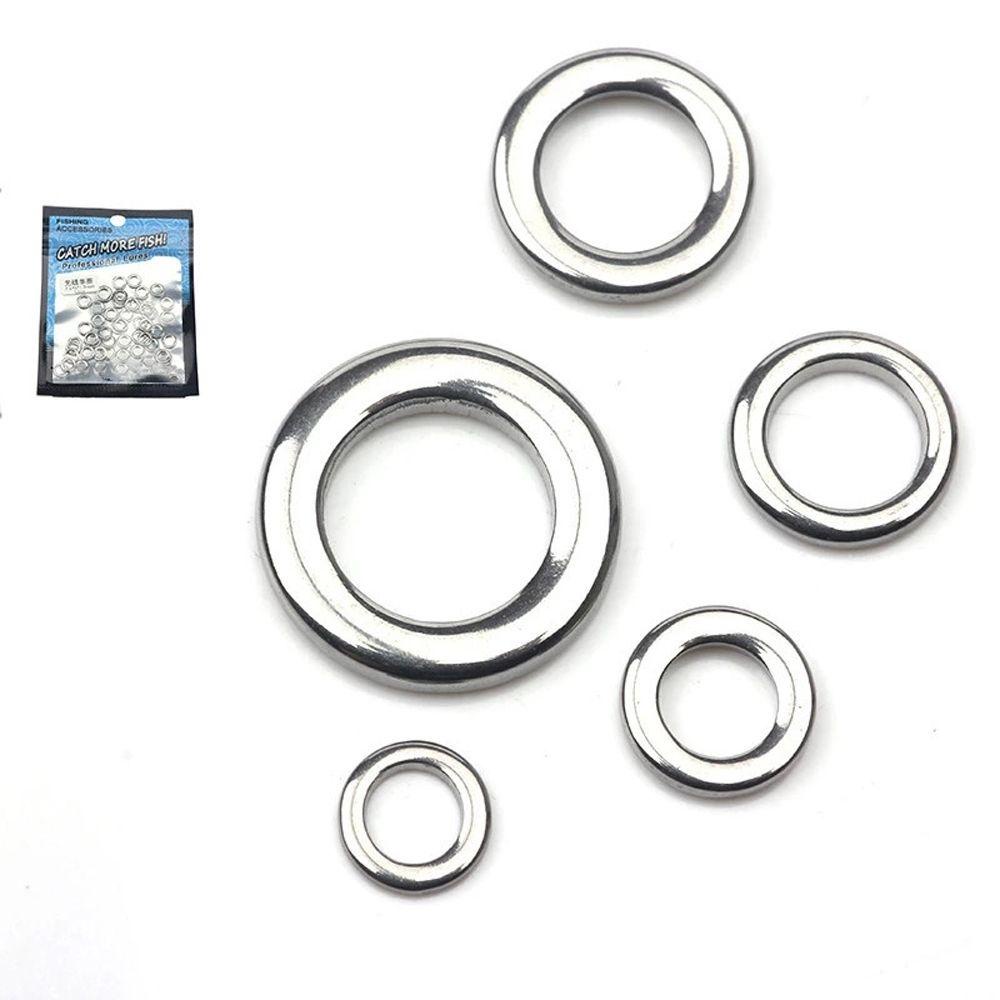 AUGUSTINA Aksesoris Cincin Pancing Agustina Heavy Duty Pesca Lures Fishing Tackle Connecting Ring Tackle Connector