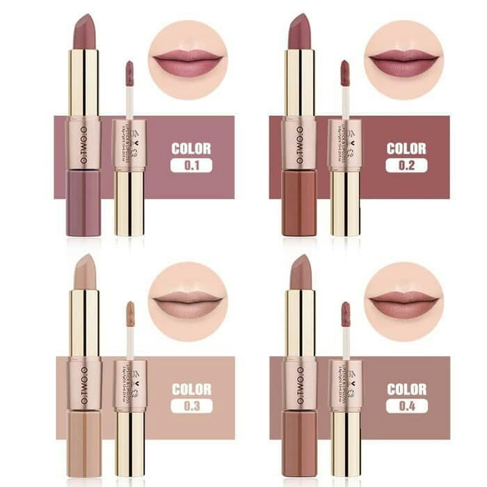 e0f04r O.Two.O Rose Gold 2 In 1 Matte Lipstick N Liquid Lipstick 3.5G+7G Sf20Ds