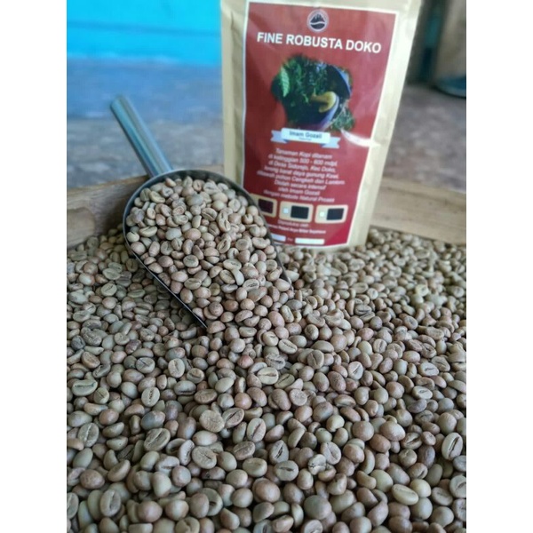 Kopi Robusta Fine / robusta cerry / petik pilihan robusta / biji kopi mentah robusta 1kg