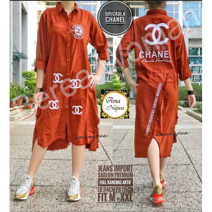 BRICOLA TUNIK JEANS BY AMA NAJWA