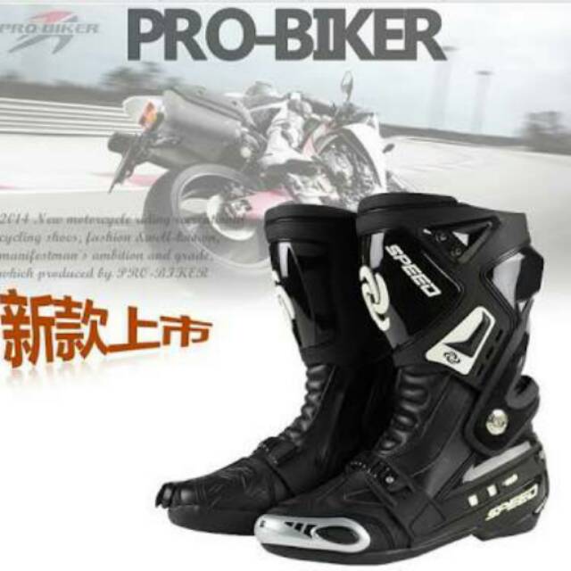 original sepatu boot speed b1005 touring roadrace motor probiker speed forma