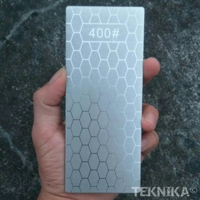 Diamond Sharpening Plate Grit 400 & 1000 - Pengasah Pisau Plat Diamond