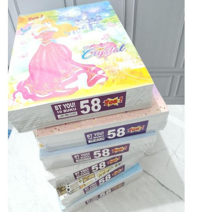 

P8W (10pc) buku tulis YOU isi 58 lembar/buku /buku tulis Ready