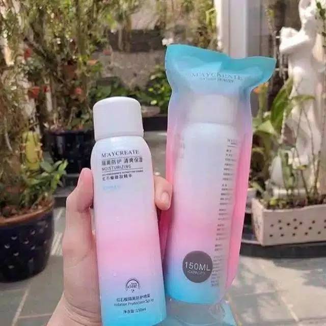 Medan Termurah/Moisturizing Whitening Sunscreen Isolation Protection Spray/Maycreate