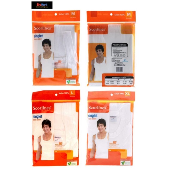 Scorlines Singlet Kaos Dalam