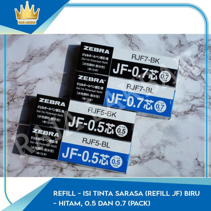 

Refill / isi tinta Sarasa (refill JF) biru / hitam, 0.5 dan 0.7 (PACK)