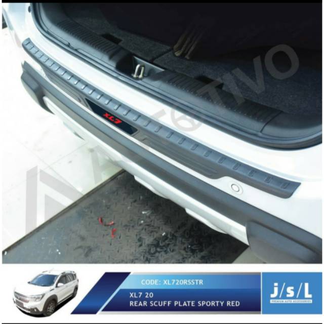 Sillplate sill plate belakang xl7 XL7 sporty red jsl