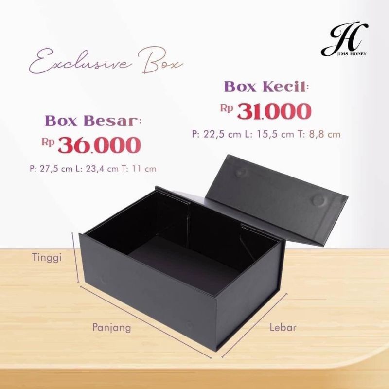 

BOX JIMSHONEY / BOX KADO EXCLUSIVE BOX / BOX PURPLE