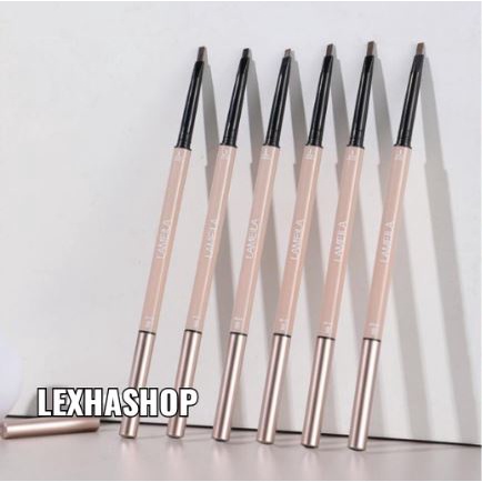 Lameila Pensil Alis Double Heads Eyebrow 6 Warna Waterproof DJ 835
