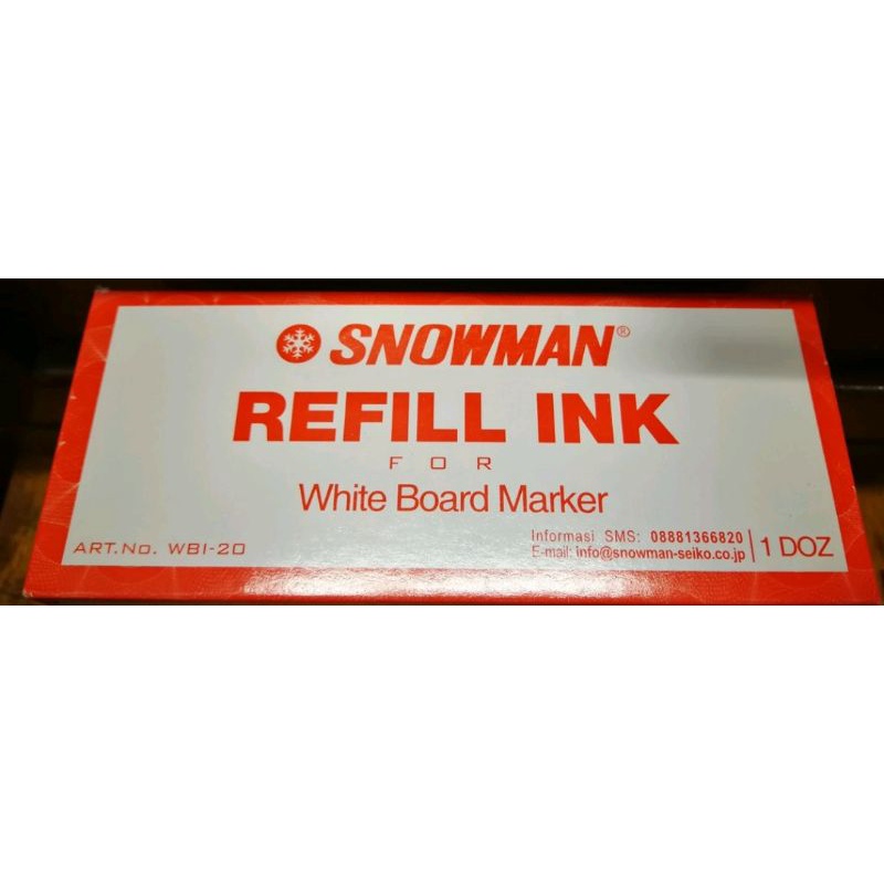 

TINTA SNOWMAN WHITEBOARD BG12 HITAM