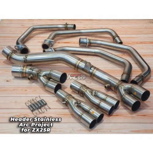 Unik Dijual HEADER STAINLESS 2 IN 1 UNDERBELLY SERIES KAWASAKI ZX25R ZX 25 R ZX 25 Berkualitas leher