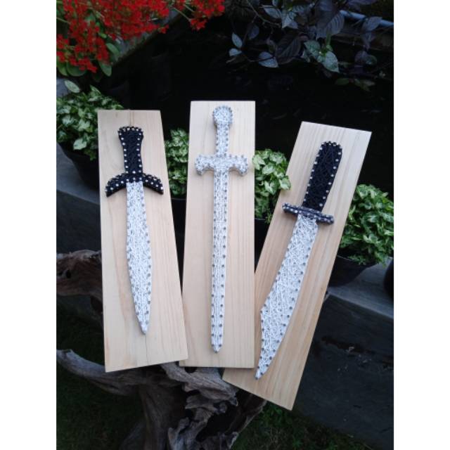 String Art "Weapon" | Wall Decor | Hiasan Dinding
