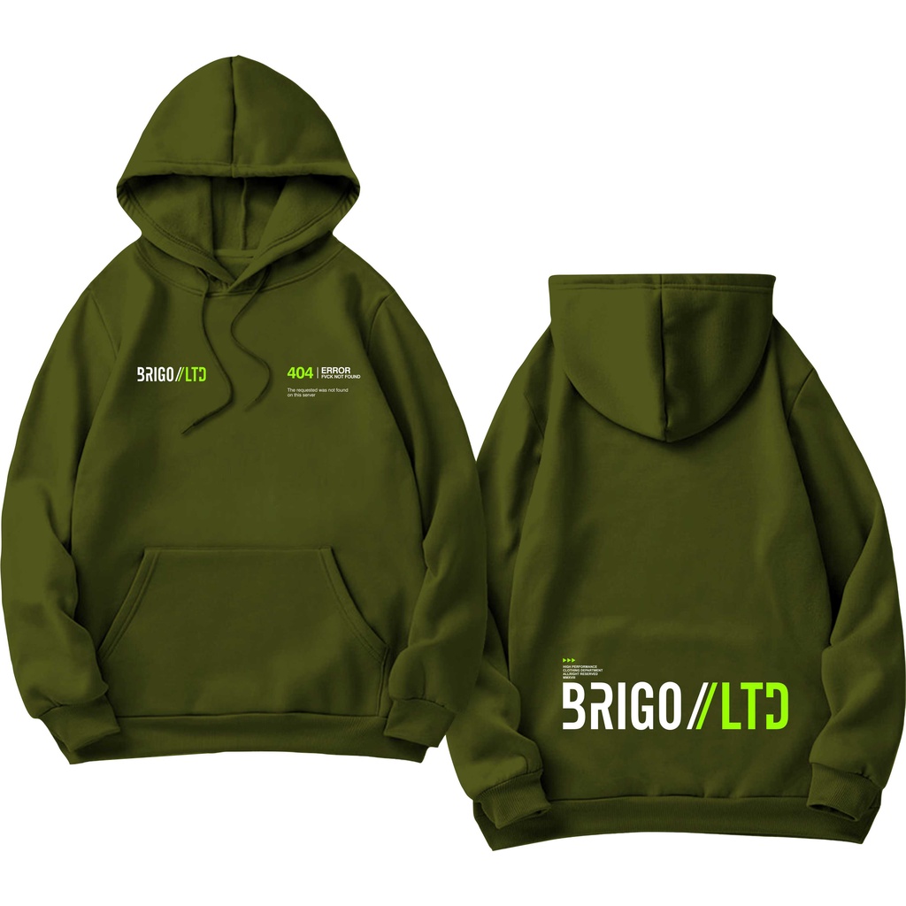 BRIGO Jumper Hoodie eror  404 II Sweater Hoodie BRIGO eror  404 Sablon DTF Fleece Cotton M-XXL (Pria &amp; Wanita) Free stiker&amp;Gantungan Kunci