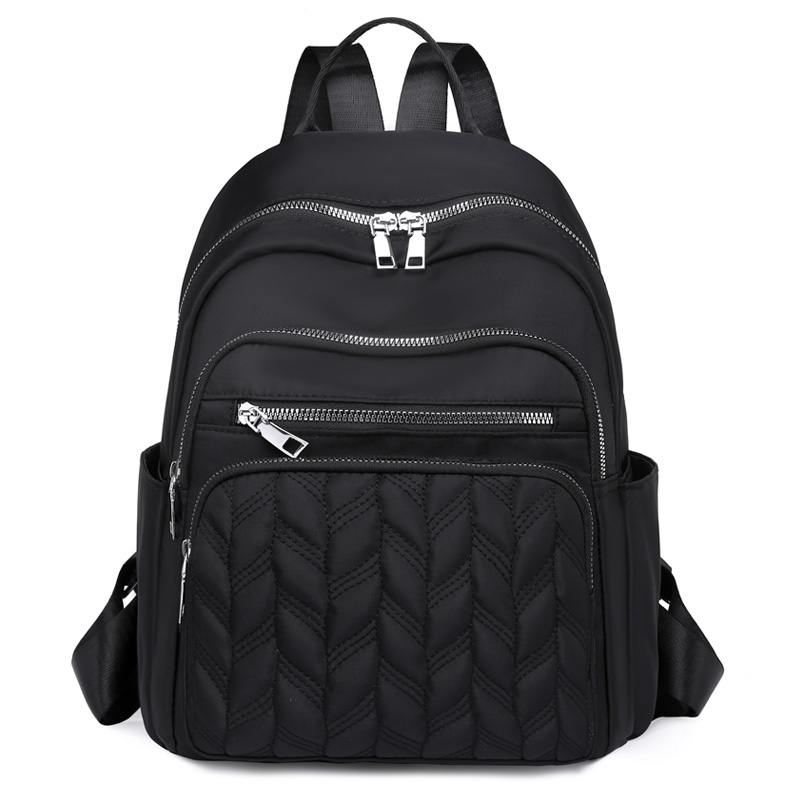 Tas Ransel Wanita import tas kain backpack handbag beg perempuan sandang bag good quality Women's Bags Ladies beg belakang wanita 1033-black