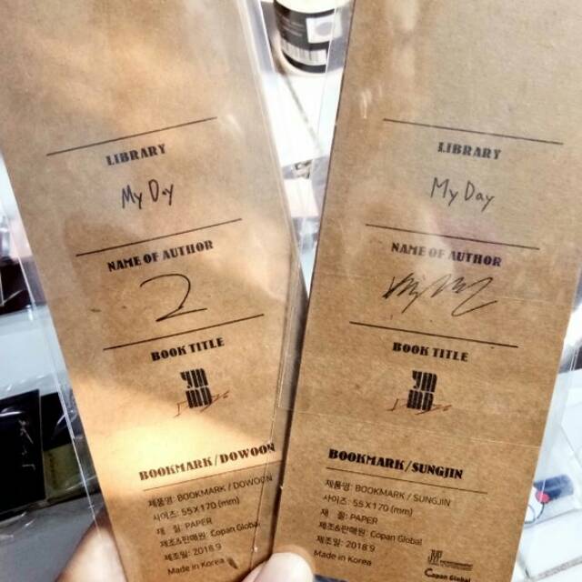 

Official bookmark YMMD Sungjin&Dowoon