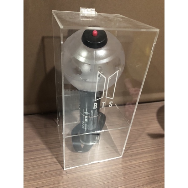 READY W/ ACRYLIC CASE OFFICIAL ORIGINAL BTS ARMY BOMB VER3 LIGHTSTICK BANGTAN BT21