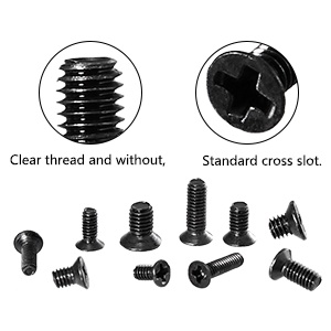 ASTARA - 500pcs Baut Laptop Asus Hp Acer Lenovo Universal Computer Screw Kit M2 M2.3 M3 Baut