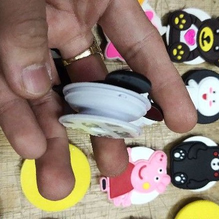 popsocket 3D popsoket 3D gambar timbul murah meriah pegangan handphone popsocket karakter timbul