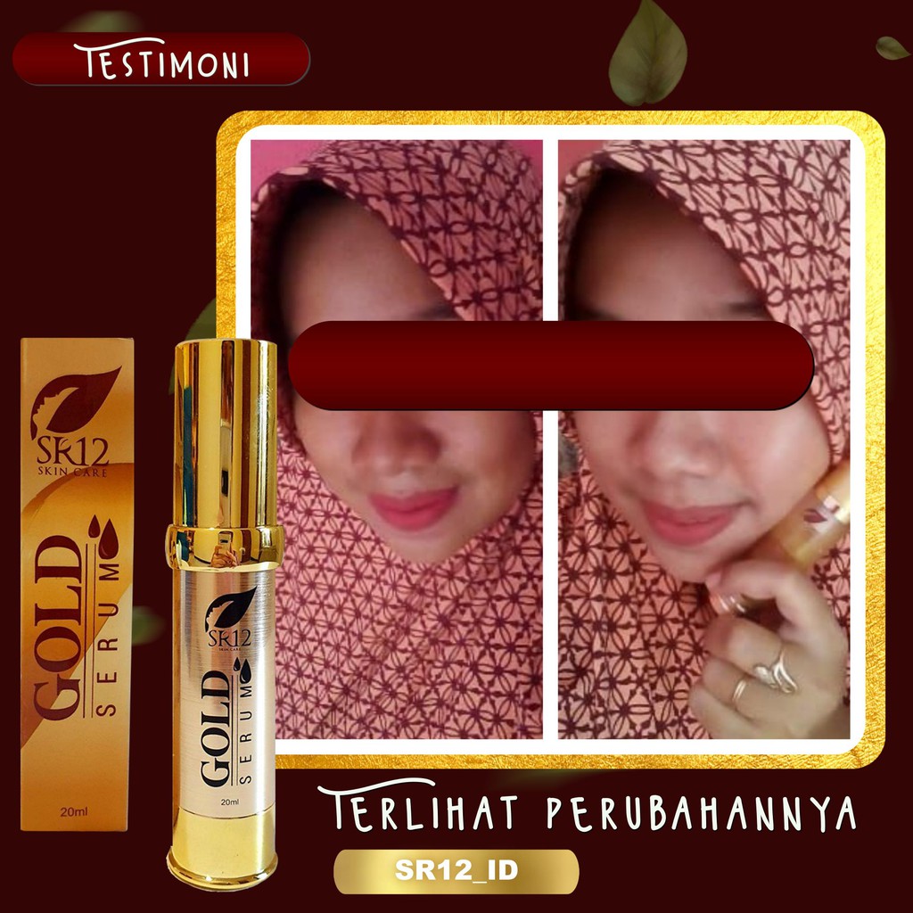 GOLD SERUM SR12 / SERUM COLLAGEN PENCERAH WAJAH