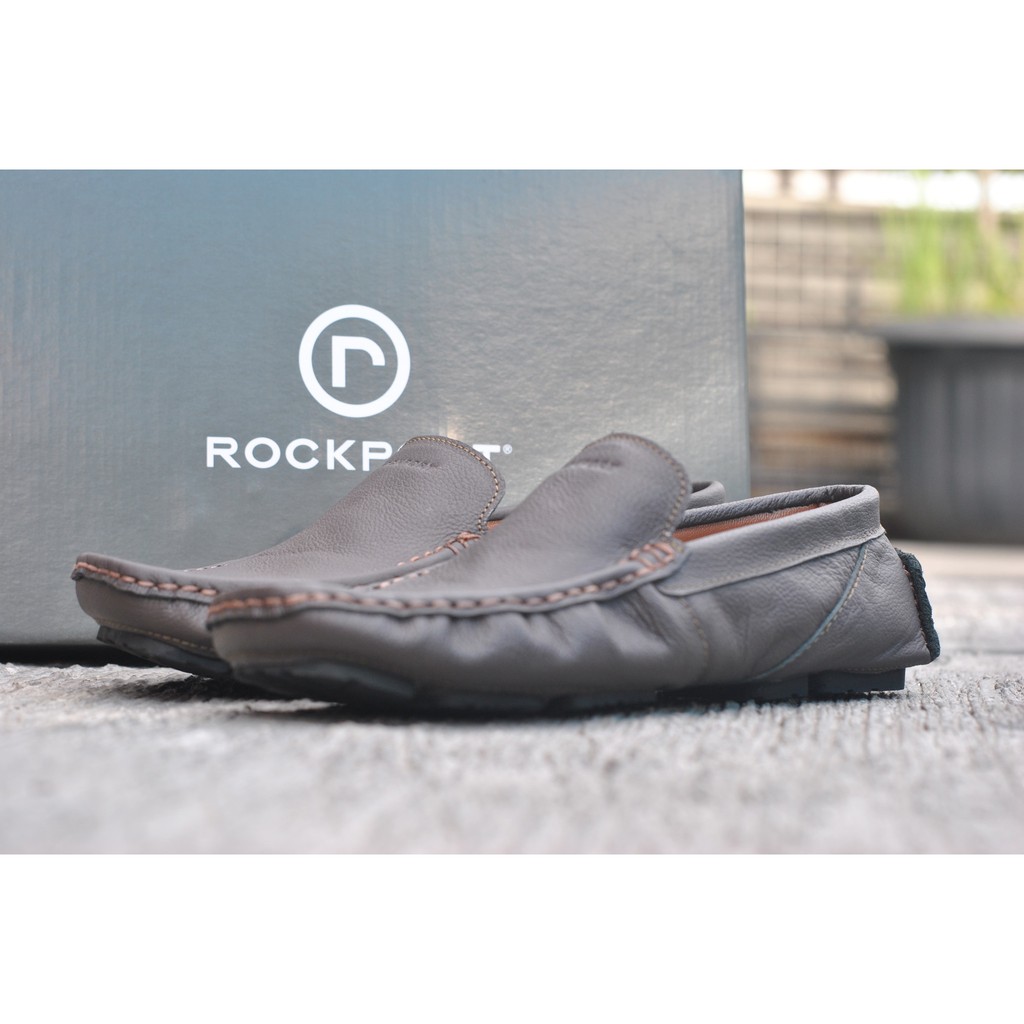 SEPATU CASUAL ROCKPORT FULL KULIT ASLI#BROWN