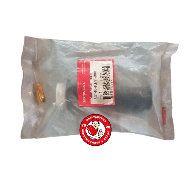 PIPA SLONGSONG SLOP KARET GAS STANG STIR HONDA KARISMA X D ORIGINAL AHM 53140-KPH-880