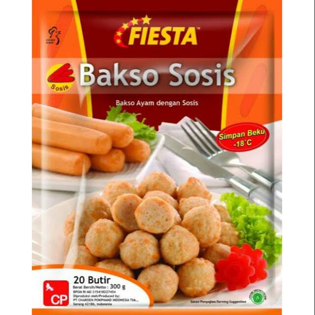 Fiesta Bakso Sosis Ayam 300gr