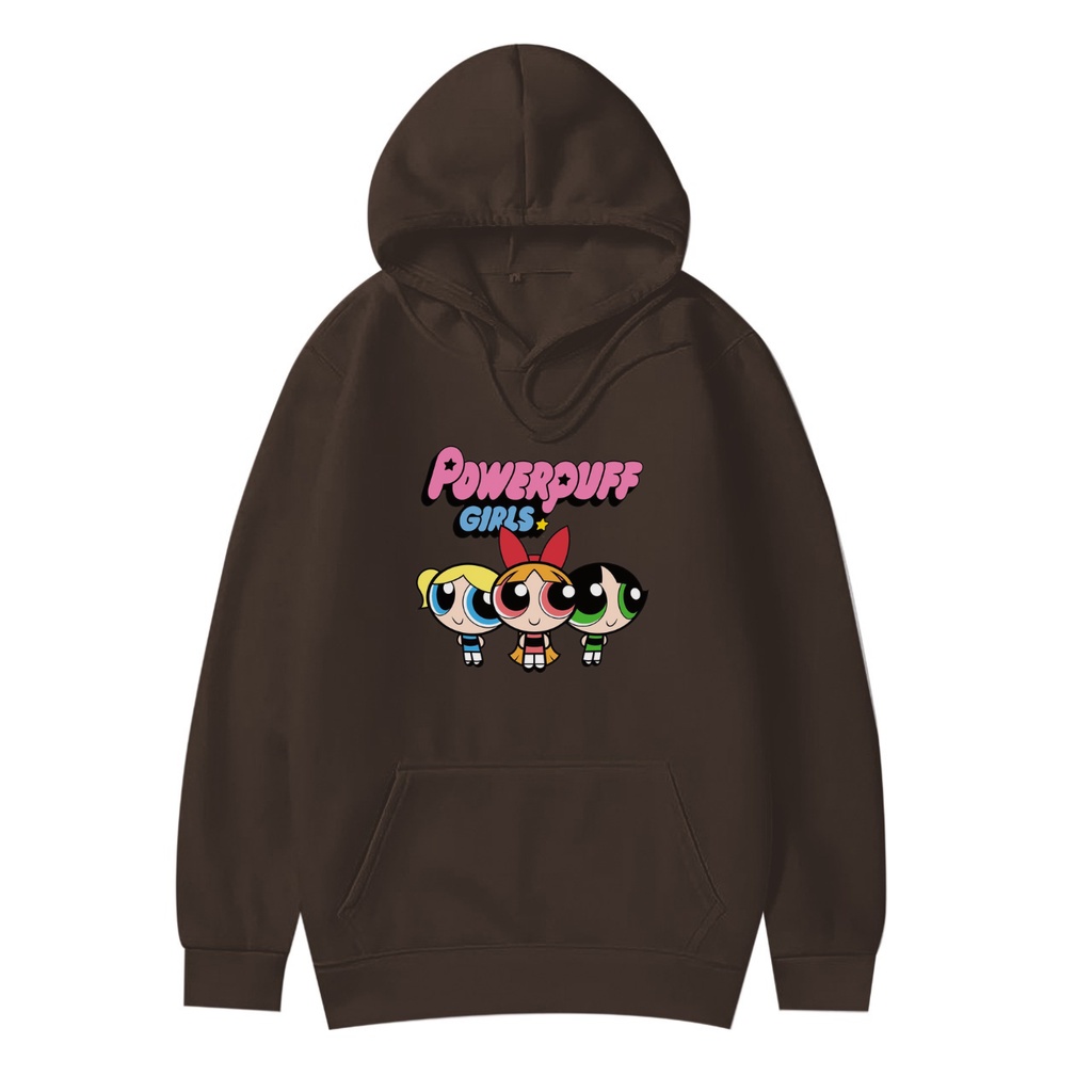 POWERPUFF GIRLS HOODIE JUMPER Size M-XXL