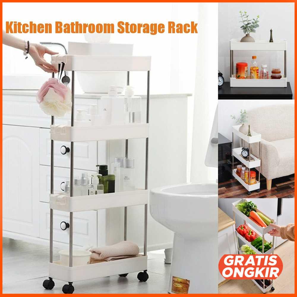 Rak Laci Tingkat Dapur Kitchen Storage Rack 3 Layer - F31793