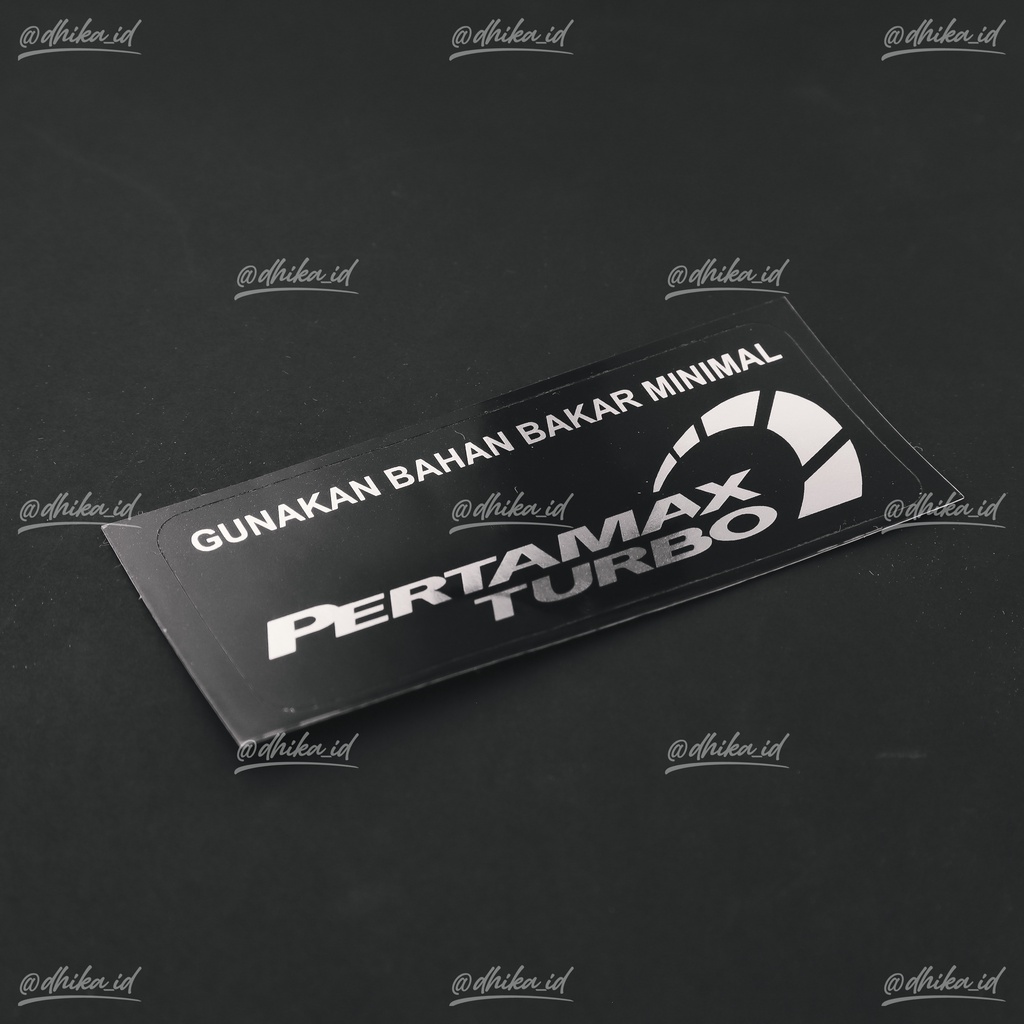 Sticker Stiker Tempelan Bensin Petamax Turbo Racing Aksesoris Pertamina Mobil Motor