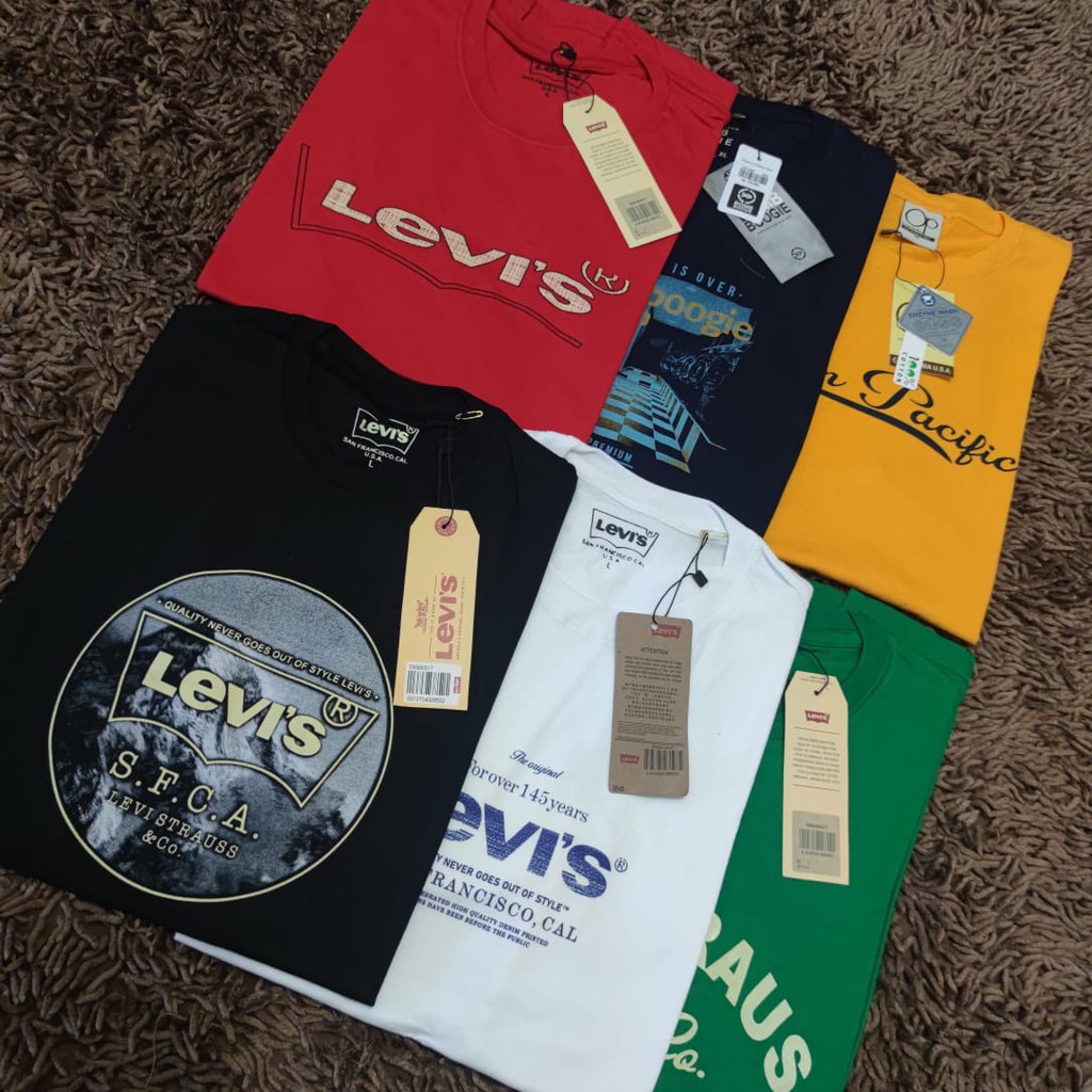 [COD] Kaos Levis/Kaos Oblong Pria/Kaos Pria Dewasa/Kaos Casual Pria Unisex
