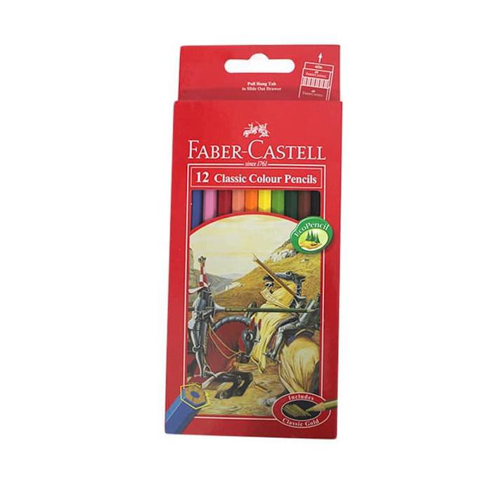 Faber Castell Panjang 12 Warna Classic Colour Off-79