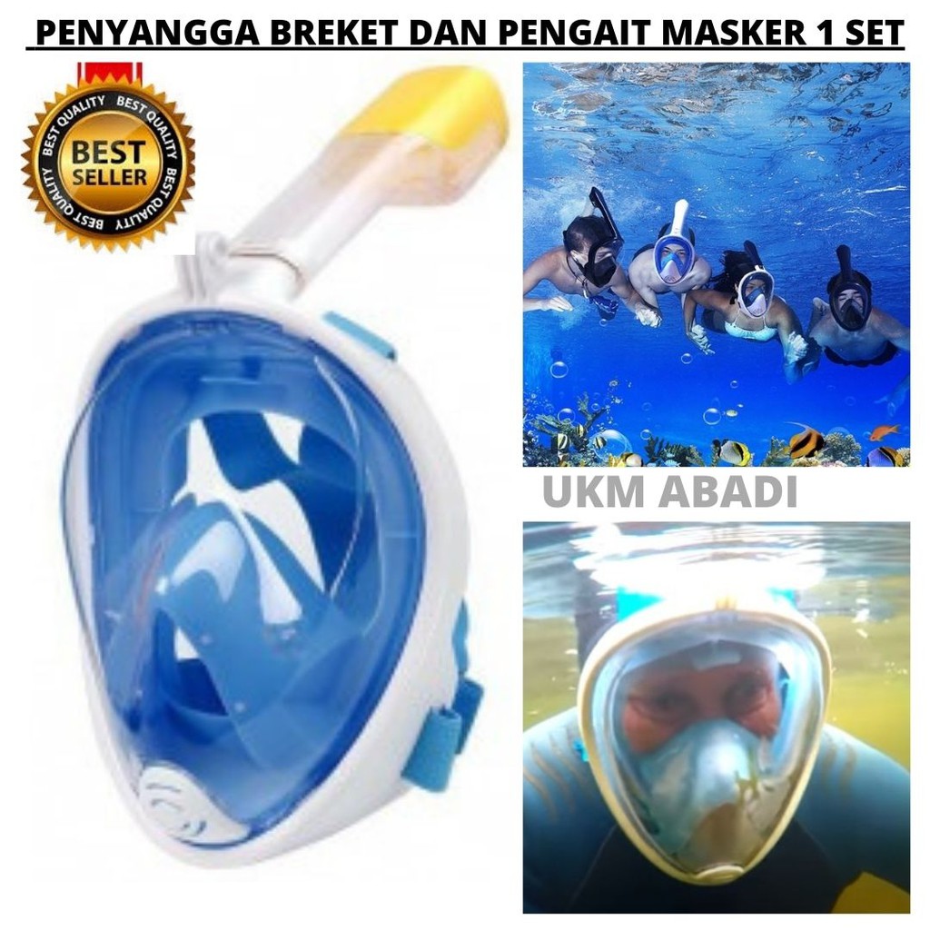 Kacamata Renang Menyelam Snorkeling Fullface XL YE047 With Cam Adapter 111140