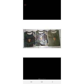 KAOS KASAD JATAH/KAOS KASAD PEMBAGIAN TNI (1SET) 3 KAOS TAHUN 2021