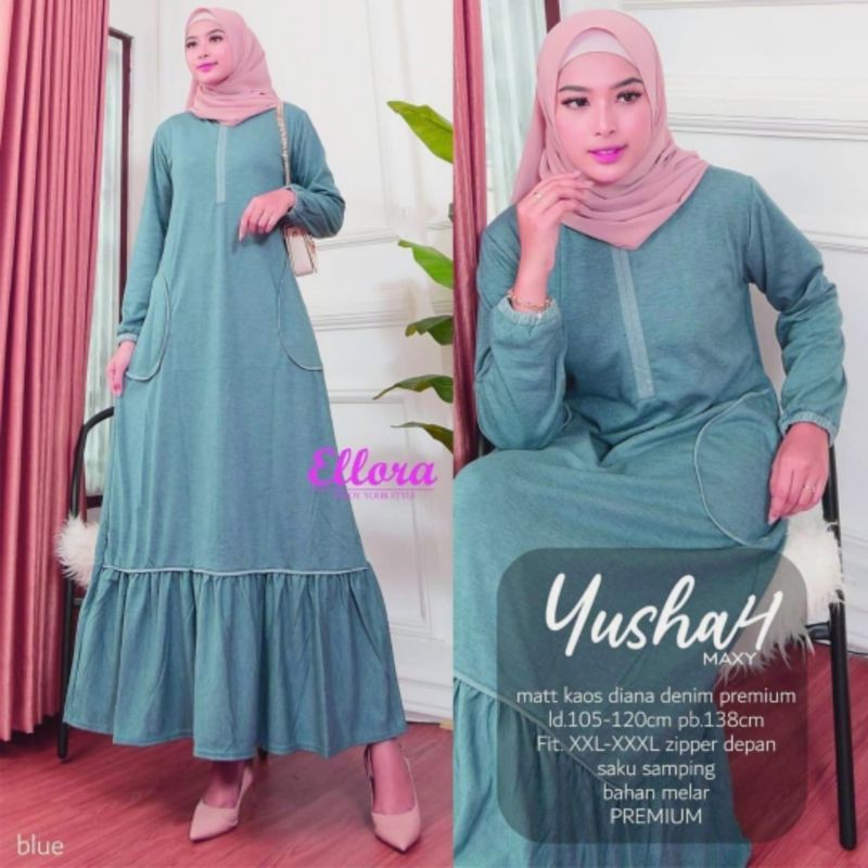 yusha 4 maxy yusha 3 maxy dress zoe soraya casual lafelle