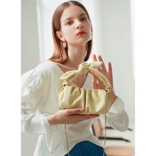 Tas Selempang Wanita Import Coach Ready Stock 3 Warna Tali Tas Berwarna Green Sage Gold Model Pegang