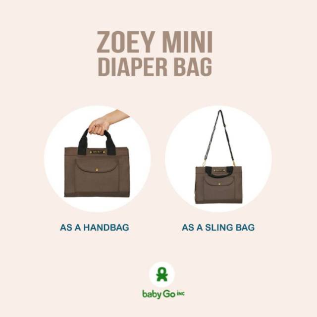 BabyGo inc Zoey Mini Diaper Bag