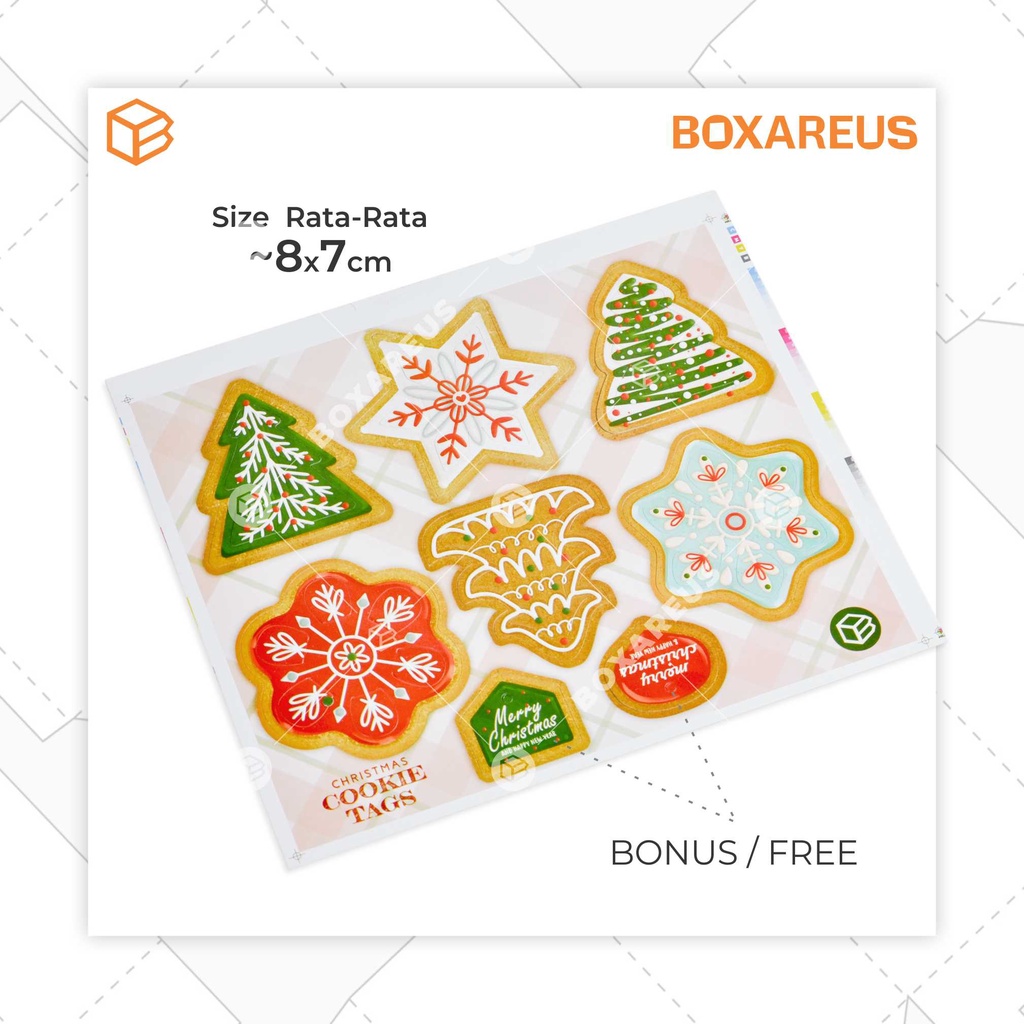 Hang Tag Natal Gantungan Christmas Hangtag Hiasan Parsel | HTK SC2