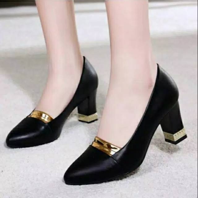 Sepatu pantopel hak tahu tm 12
