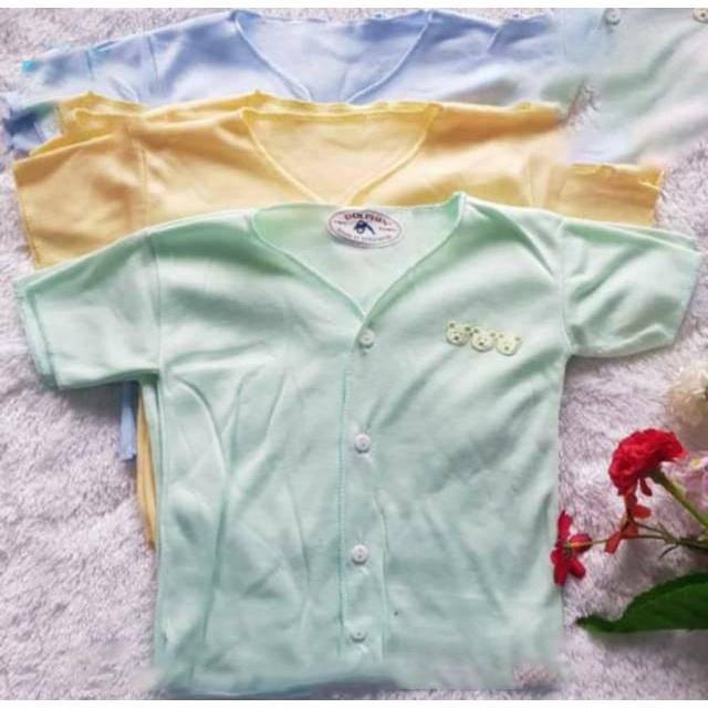 6 PCS / 3 PCS BAJU BAYI LENGAN PANJANG / PENDEK - DOLPHIN - UNTUK BAYI BARU LAHIR (NEWBORN 0-6 BULAN)