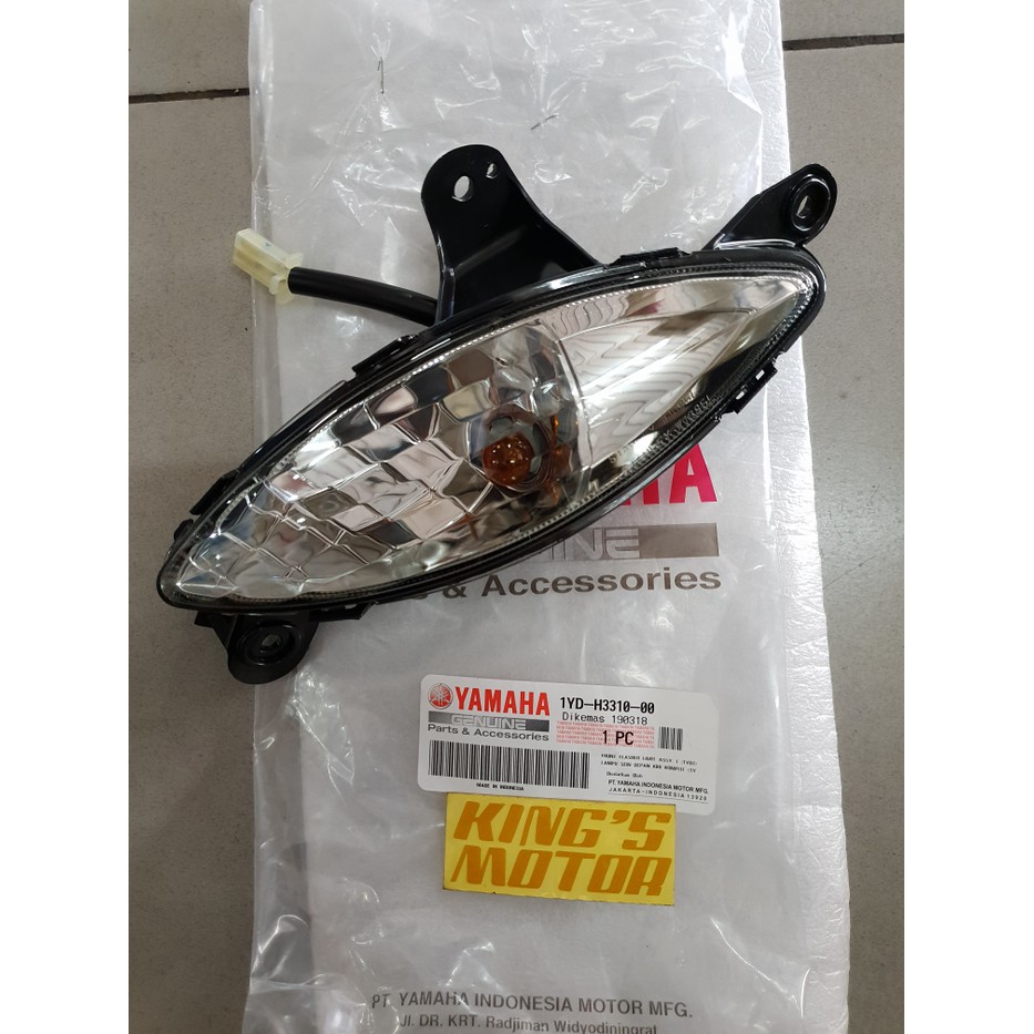 lampu sen, sein FINO FI KIRI DEPAN asli yamaha