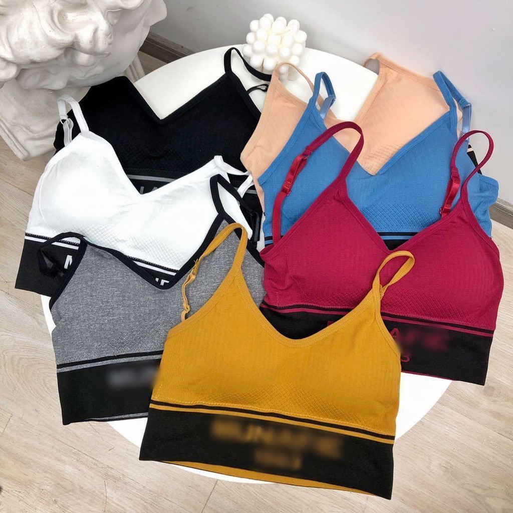 JY BRA-330 SPORT BRA  MOTIF TANPA KAWAT PAKAIAN DALAM WANITA FASHION OLAHRAGA