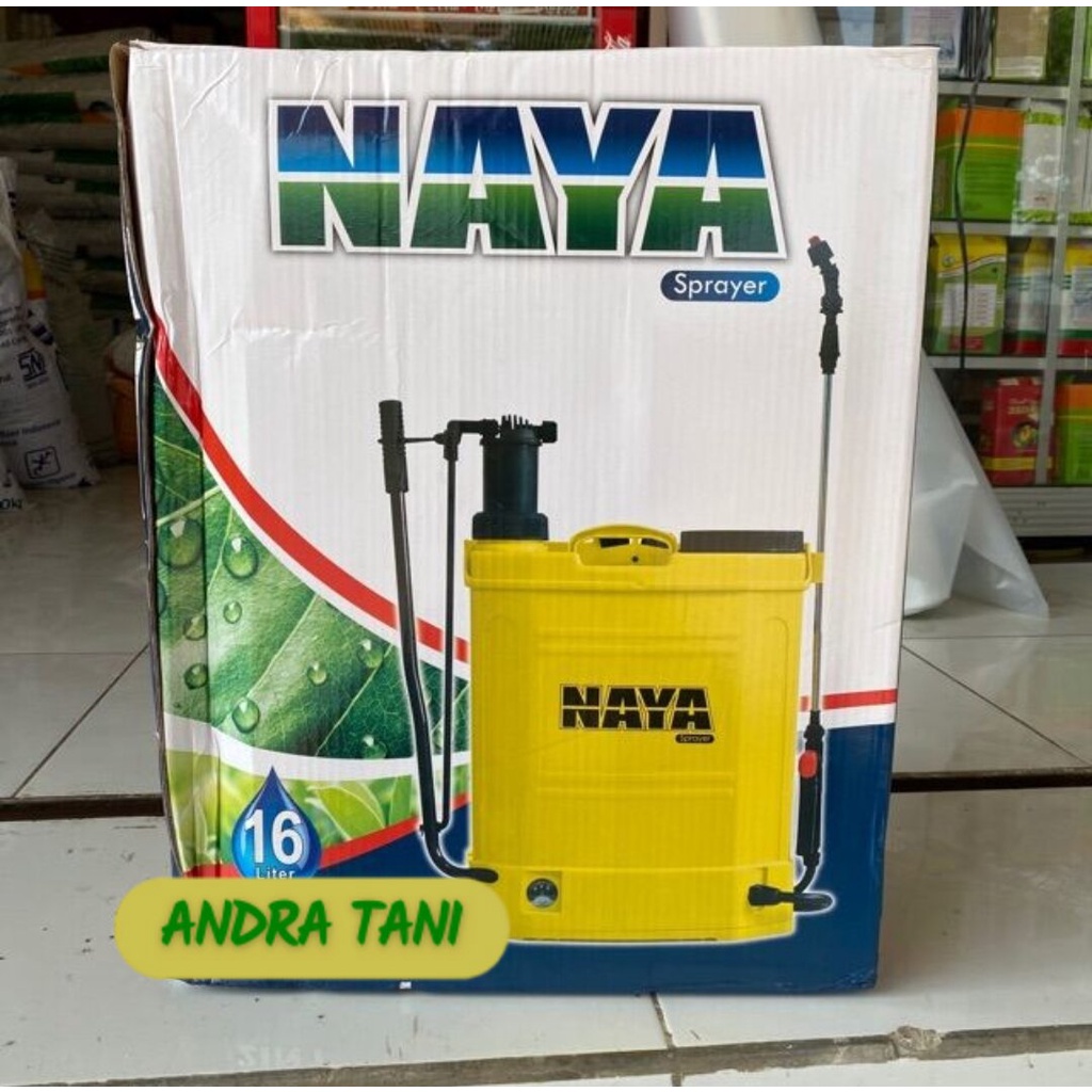 alat semprot pertanian sprayer NAYA 2 IN 1 ELEKTRIK &amp; MANUAL 16 liter/ sprayer tangki naya elektrik dan manual 16 liter